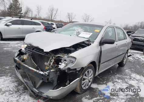 2004 Toyota Corolla Ce from USA, damaged, VIN 2T1BR32E04C218637